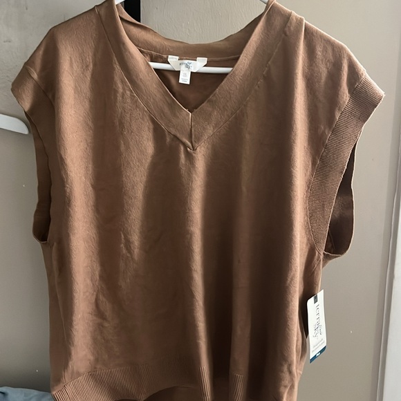 NWT Terra & Sky plus size sweater vest - Picture 2 of 3